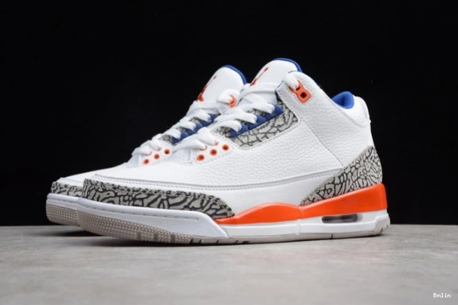 Bmlin Jordan Retro 3 Rivals' 'Knicks 136064-148 Air 0823